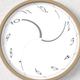 Image of distorted clock